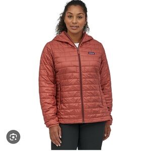 Patagonia Nano Puff Hoodie- Spanish Red